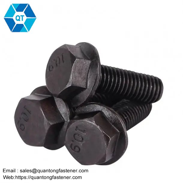 Black Hex Flange head Bolt DIN 6921 - Image 6