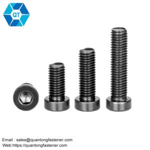 Black Oxide Black Zinc Hexagon Socket Low Thin Head Cap DIN7984 Allen Bolt Hex Allen Key Bolt