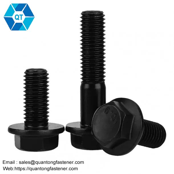 Black Oxide Hex Flange Bolt DIN6921 - Image 4