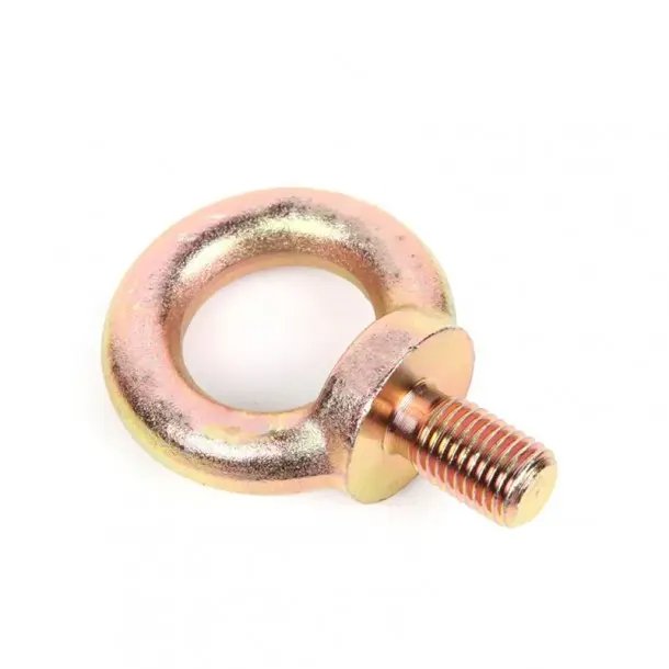 Color Galvanized Yellow Zinc Plated DIN580 Triangle Ring Lifting Hook Eye Bolts - الصورة 3