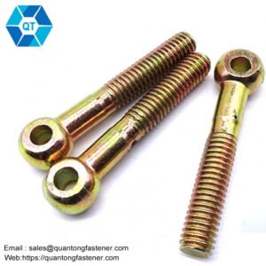 Color Yellow Zinc Plated Galvanized DIN444 Eye Bolt