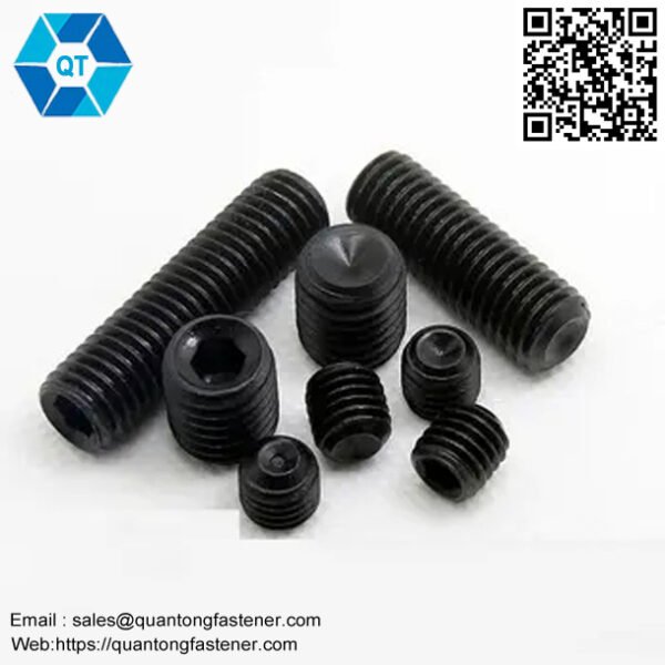 DIN 913/914/915/916 Hexagon Socket Set Bolt Carbon Steel - Image 2