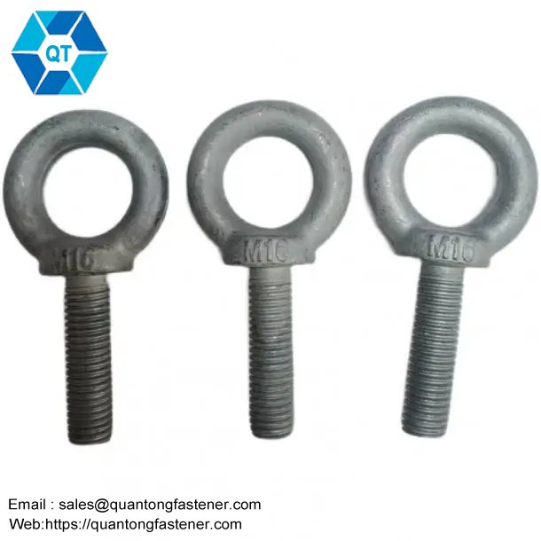 Hot Dip Galvanized HDG DIN580 Triangle Ring Lifting Hook Eye Bolts - Image 4