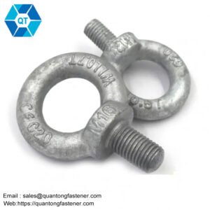 Hot Dip Galvanized HDG DIN580 Triangle Ring Lifting Hook Eye Bolts