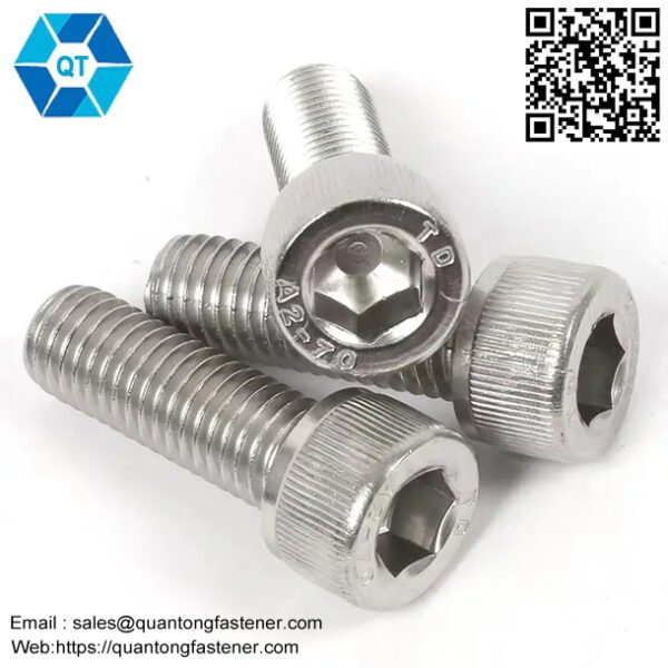 Stainless Steel Hexagon Socket Head Cap Bolt DIN 912 - Image 3