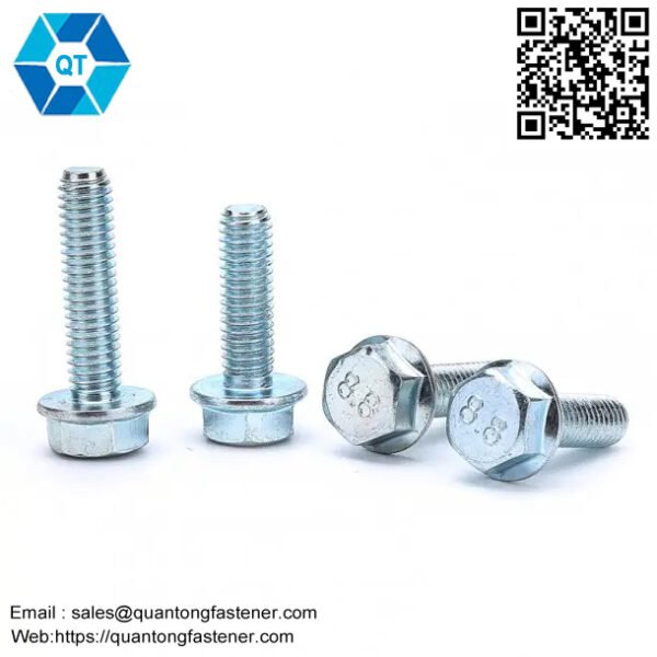 Zinc Plated DIN6921 Hex Flange Bolt - Image 6