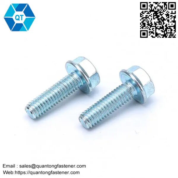 Zinc Plated DIN6921 Hex Flange Bolt - Image 4