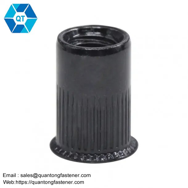 Black Zinc Black Oxide DIN7340 Knurled Blind Riveting Rivet Nut - Image 2