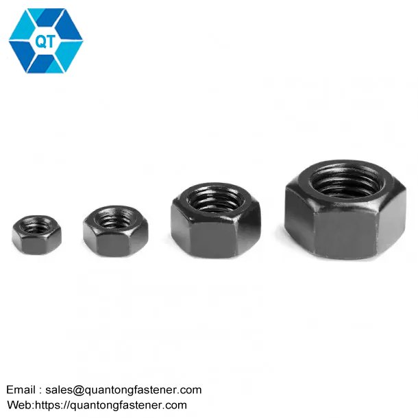 Black Zinc Black Oxide DIN934 Hex Nut - Image 2