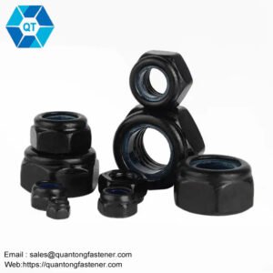 Black Zinc Black Oxide DIN982 DIN985 Hex Nylon Lock Nut Nylock Nut