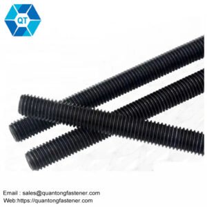 Black Zinc Plated Black Oxide DIN938 Stud Bolts