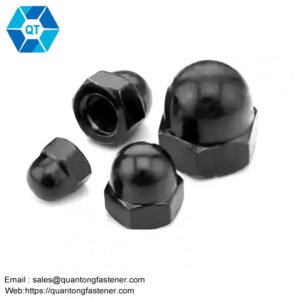 Black Zinc Plated OxideDIN1587 Hex Domed Cap Nuts
