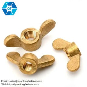 Brass Copper DIN315 Triangle Butterfly Wing Nut