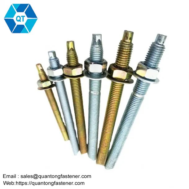 Chemical Anchor Bolt With Nut And Washer