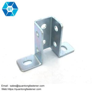 China Manufacture Steel Seismic Bracing Base Fittings C Unistrut Channel Fittings