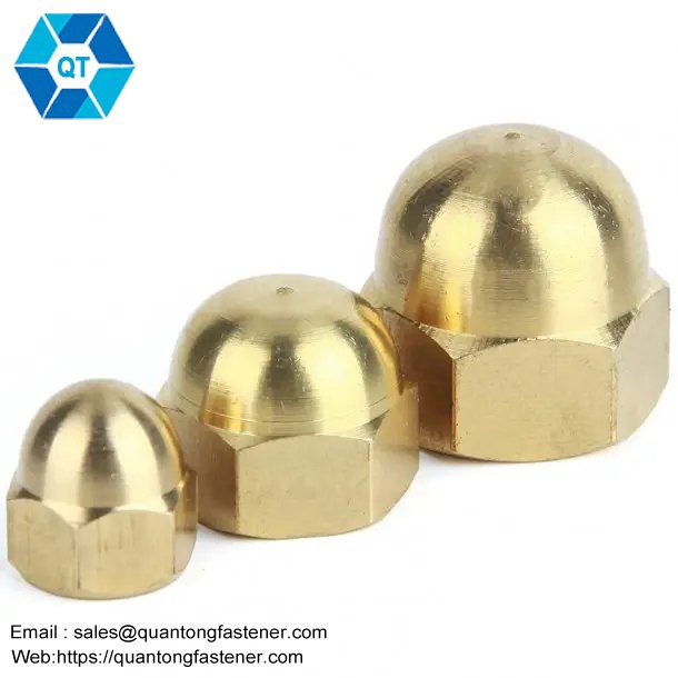 Copper Brass DIN1587 Hex Domed Cap Nuts - Image 3
