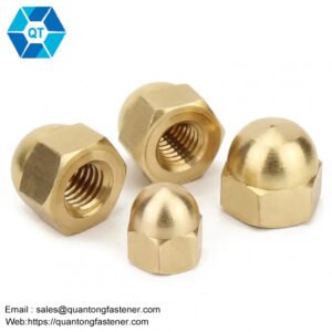 Copper Brass DIN1587 Hex Domed Cap Nuts