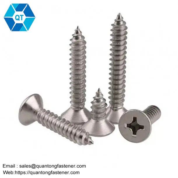 Cross recessed countersunk head self-tapping screws - Imagen 4