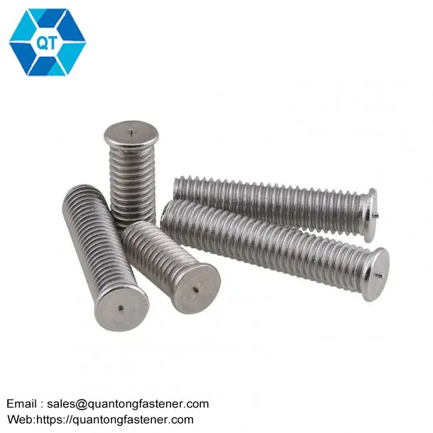 DIN 32501 ISO 13918 Capacitor Discharge External Thread Steel Copper Plated Weld Stud - Image 2