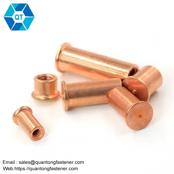DIN 32501 ISO 13918 Capacitor Discharge External Thread Steel Copper Plated Weld Stud