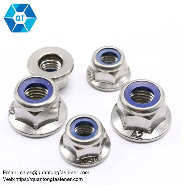 DIN 6926 DIN 1663 Hex Flange Nylon Lock Nut - Image 2