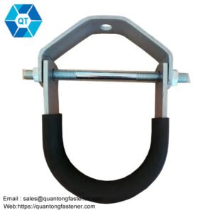 Factory price U/O type steel metal pipe clamp bracket