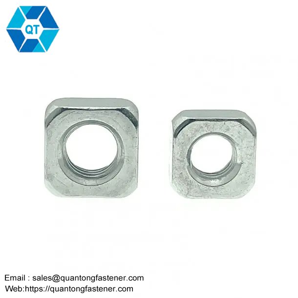 Galvanized White Blue Zinc Plated DIN577 Square Nut - 画像 (2)