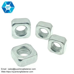 Galvanized White Blue Zinc Plated DIN577 Square Nut