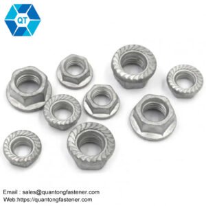 HDG Hot Dip Galvanized DIN 6923 Hex Flange Nut With Bolt