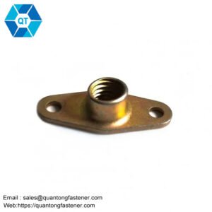 MS21078-4 GB/T 930 GB930 Two Lug Self-Locking Nuts Fixed Anchor Nut Plates Screw Sleeve Nut Turn Buckle Muff Flat Round Nut For RC Airplane Aircraft Fixed Wing Drone Aircraft Model Parts