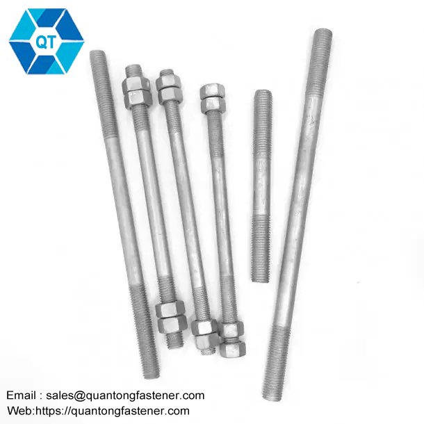 Preservative HDG Hot Dip Galvanized DIN938 Stud Bolts