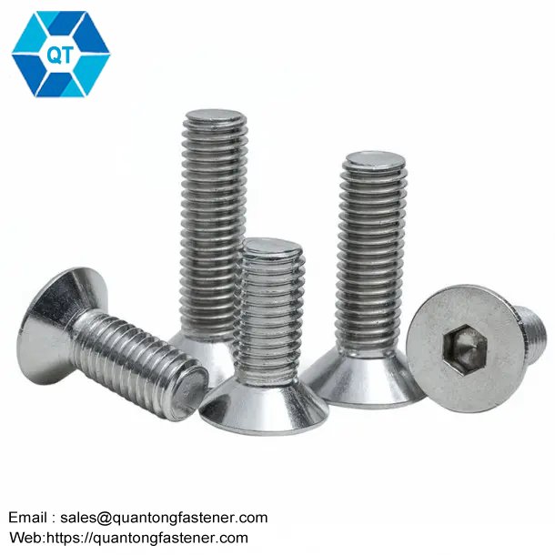 Stainless Steel A2 70 A4 80 DIN7991 CSK Flat Head Hex Socket Bolt Screw