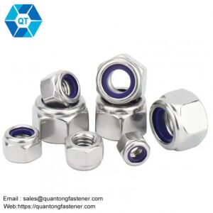 Stainless Steel A2 70 A4 80 DIN982 DIN985 Hex Nylon Lock Nut Nylock Nut