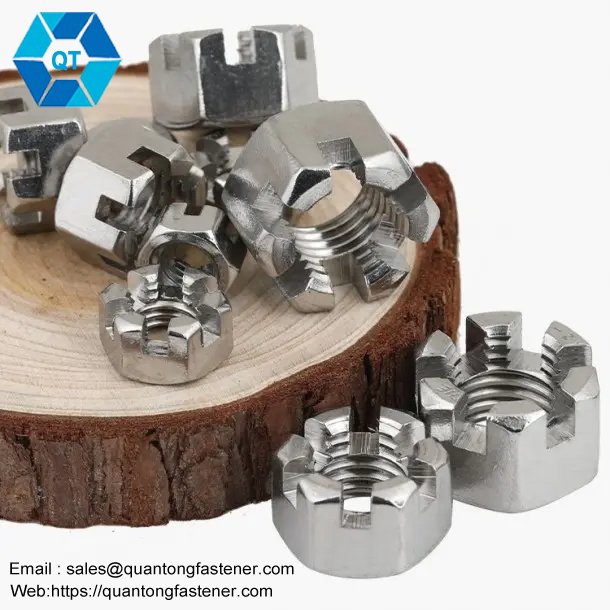 Stainless Steel A2 70 A4 80 Din935 Hex Slotted And Castle Nuts – Image 5