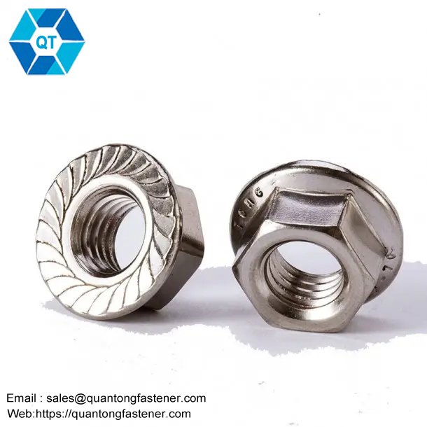 Stainless Steel A2 A4 70 80 DIN 6923 Hex Flange Nut With Bolt - الصورة 3