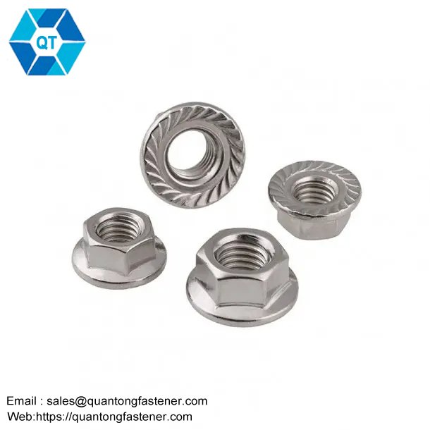 Stainless Steel A2 A4 70 80 DIN 6923 Hex Flange Nut With Bolt - الصورة 4