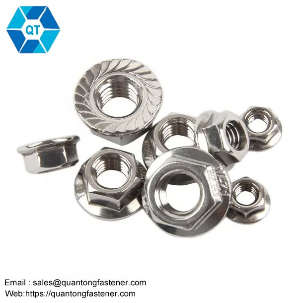 Stainless Steel A2 A4 70 80 DIN 6923 Hex Flange Nut With Bolt - الصورة 5