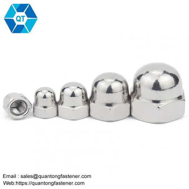 Stainless Steel SS201 SS304 SS316 DIN1587 Hex Domed Cap Nuts - Image 4