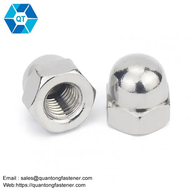 Stainless Steel SS201 SS304 SS316 DIN1587 Hex Domed Cap Nuts - Image 5