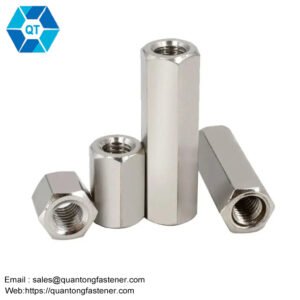 Stainless Steel SS201 SS304 SS316 DIN6334 Coupling Hex Long Nut