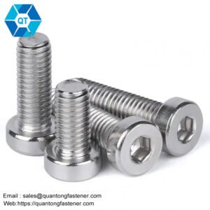Stainless Steel SS304 SS316 SS201 SS316L Hexagon Socket Low Thin Head Cap DIN7984 Allen Bolt Hex Allen Key Bolt