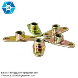 Two Lug Self-Locking Nuts Screw Sleeve Nut Turn Buckle Muff Flat Round Nut