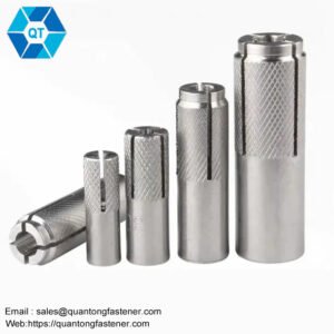 Zinc Expansion Screw Fasteners Drop In Anchor