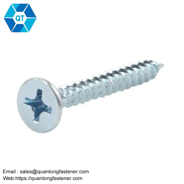 carbon steel color white blue zinc plated galvanized bugle head self tapping drywall screw for metal wood - Image 4